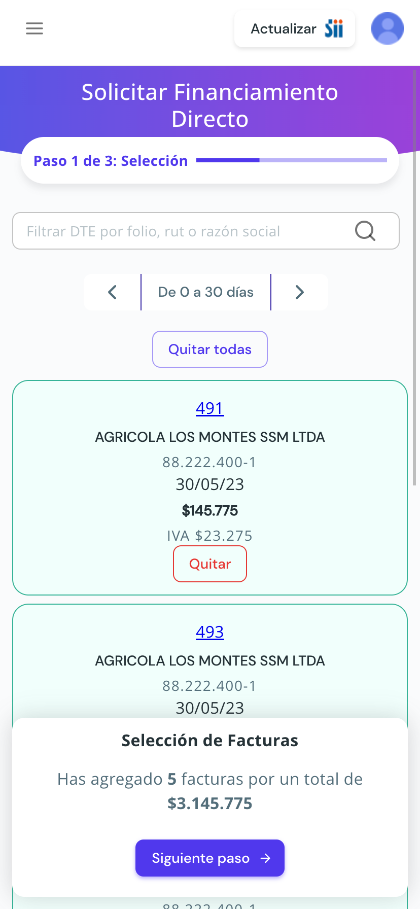 App screenshot