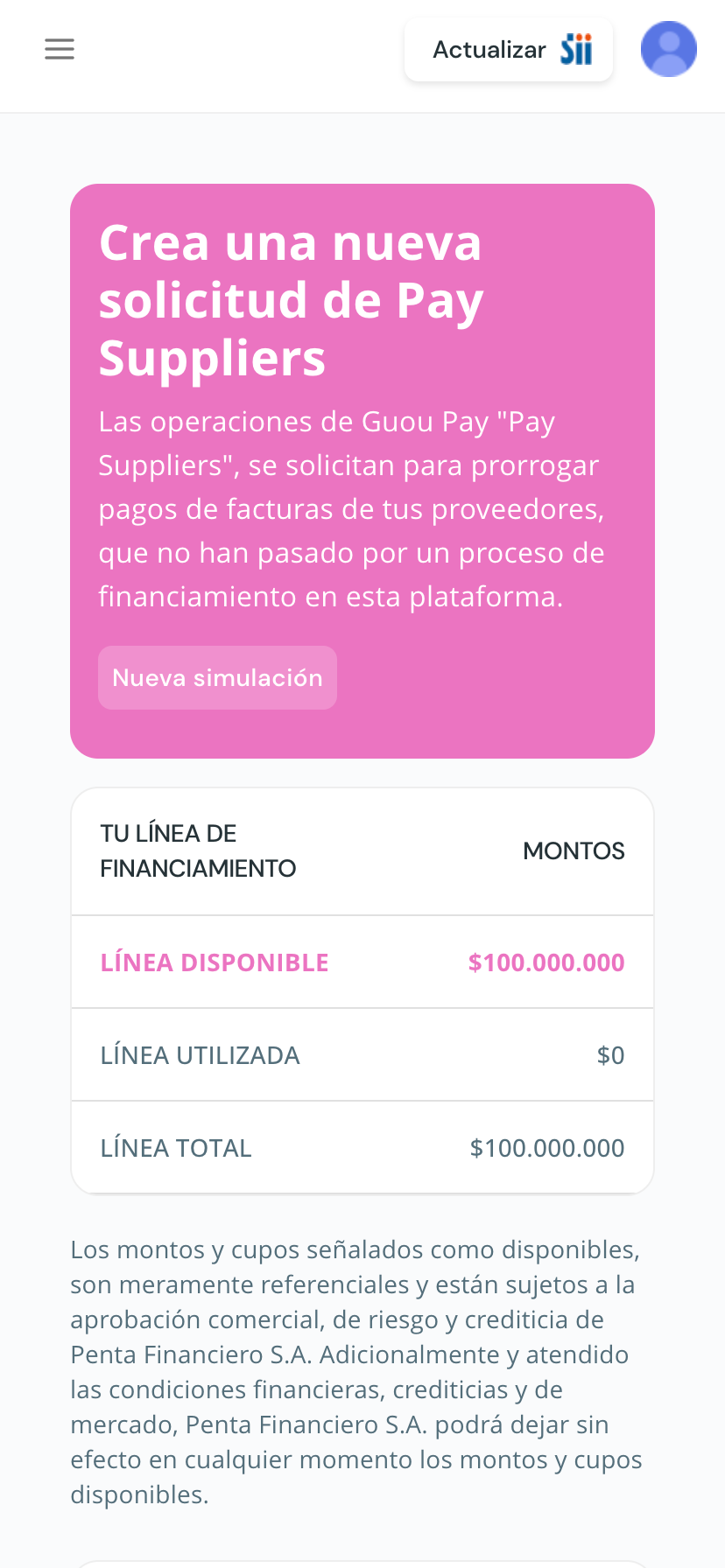 App screenshot